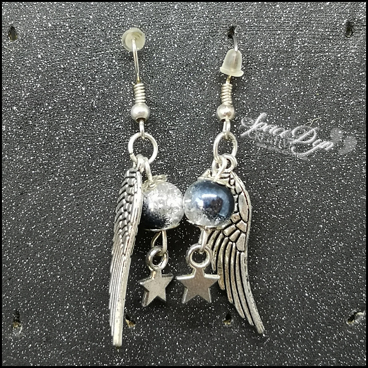 Boucles d'oreilles Ailes d'Ange