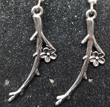 Boucles d'oreilles Branche Fleurie