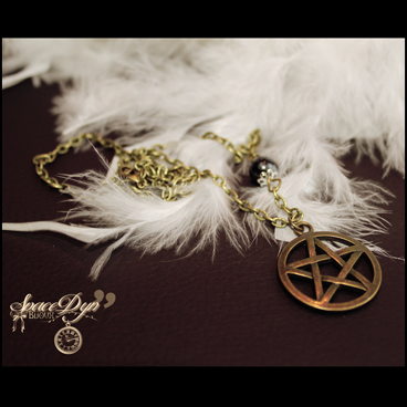 Collier Pentacle bronze